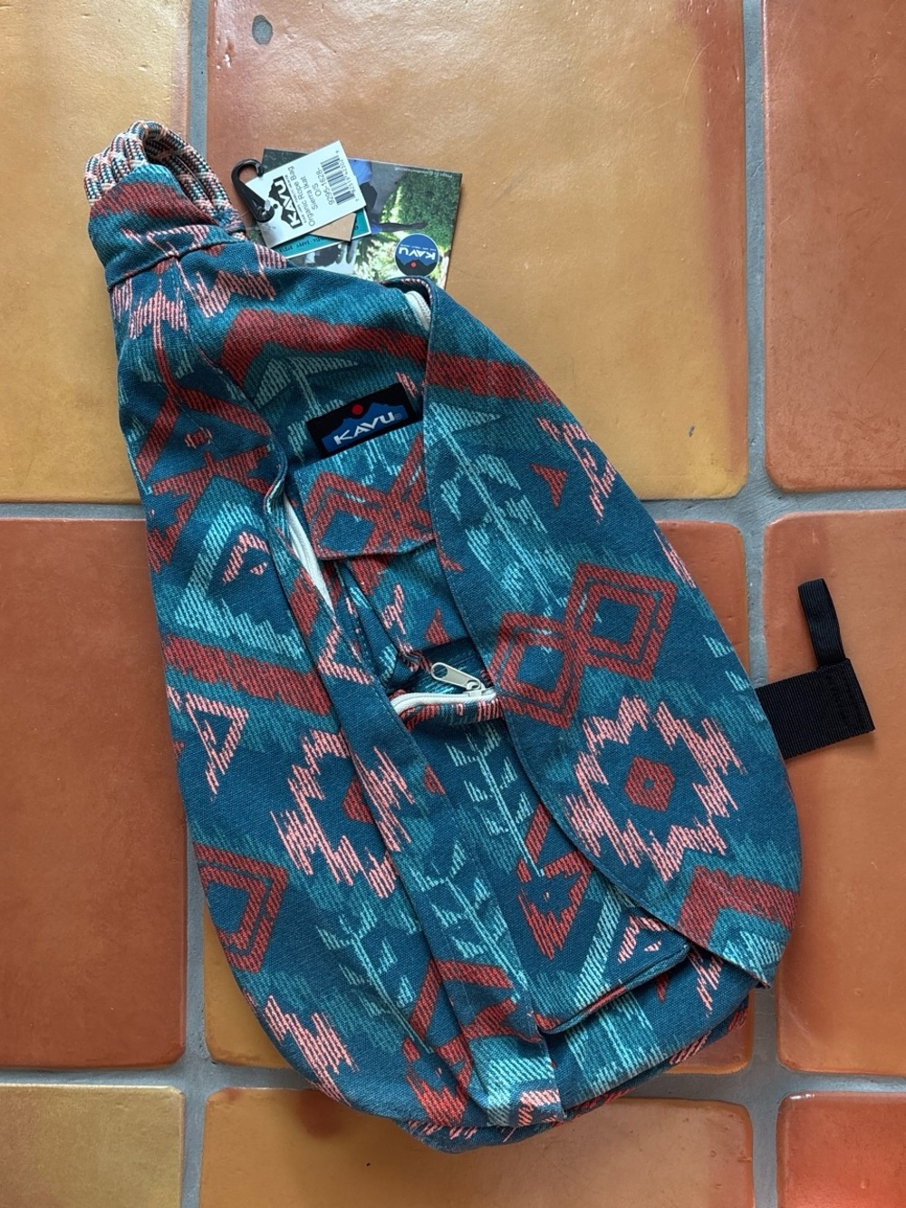 NWT Kavu sling rope back southwestern style bag hiking backpack
